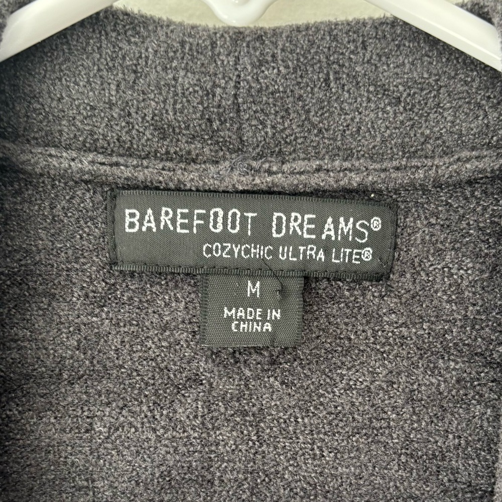 Barefoot Dreams Cozy Chic Ultra Lite Knit Sleeveless Open Front Cardigan Soft - Picture 3 of 10